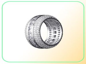 Männer Engagement Eheringe Herren -Out Ring Gold Silber Liebesring Diamond Ring Luxusdesigner Schmuck Ringe Mann Mode Acces4320816