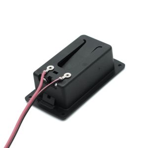 Aktif Bas Gitar Pickup 9V Pil Kutuları 9 Volt Pil Tutucu/Kılıf/Bölme Kapak Fişi ve Kablo Kişileri