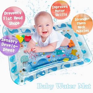 Kids Inflatable Pat Pad Toys Thickened PVC Play Pad Baby Floor Crawling Pads Swimming Pool and Bathroom Inflatable Pad Play Toys