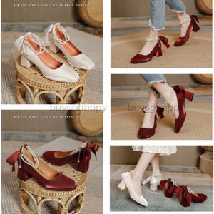 Summer Luxury Bow Sandals Shoes Women High Heels Pointed Toe Red Black Slingback Pump Party Wedding with Box