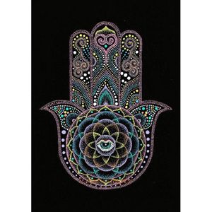 Diamond Painting Full Square 5D DIY Painting Hamsa Hand 3D Daimond Embroidery Cross Stitch Mosaic LE00169289a