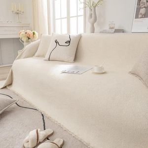 Chair Covers Soft Sofa Cover Slipcover For 1/2/3/4 Seater Couch Skin-friendly Throw Blanket Futon Recliner Protector Bedspread