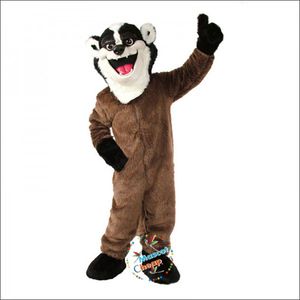 Halloween Badger Mascot Costiums Wysokiej jakości kreskówkowy strój postaci garnitur Karnawał Dorośli rozmiar przyjęcia karnawał