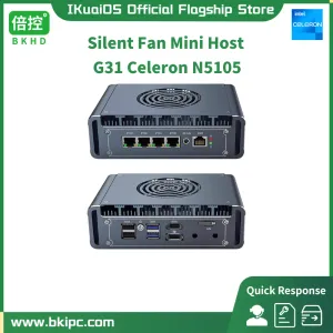 Router ikuaios g31f silenzioso fan mini host firewall router Celeron n5105 4x2.5ge compatibile pfsense mikrotikos Security network 1338np