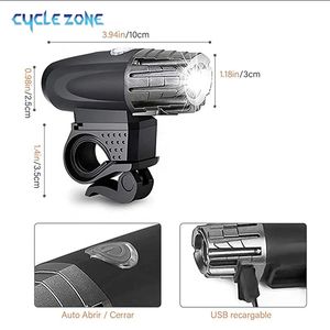 自転車照明USB充電式防水ブライトLEDフロントヘッドライトリアテールライト取り付けが簡単なMTBロードバイクライト