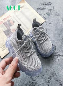 Aogt Springautunumn Treable Knitting Girl Girl Shoes Sneakers Infant Sneakers Fashion Morb Scheme per bambini comodi First Walkers Y22140513