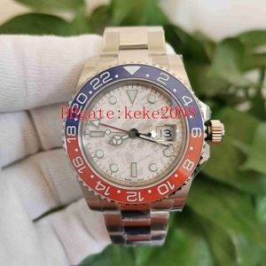 BP Factory Watche Watches 40 mm Meteoryt 129719 126719BLRO -0002 Stal nierdzewna Pepsi Cal 2813 Mocowanie automatyczne 326R 326R