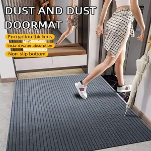 Long Thin Kitchen Mat Anti Slip Waterproof Oilproof Carpet Washable Kitchen Rugs Hallway Door Floor Mats Mall Entrance Doormat