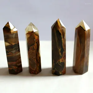 Decorative Figurines 2"-3" Natural Yellow Lemurian Citrine Quartz Crystal Point Stone Wand Healing