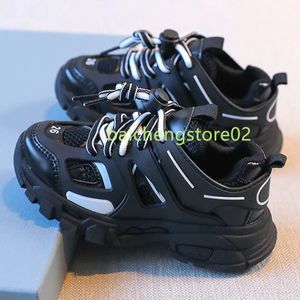 Весенняя осень роскошная детская обувь для мальчиков дизайнерские спортивные обувь дышащие детские детские повседневные кроссовки мода на открытая спортивная обувь Eu 23-38 L2