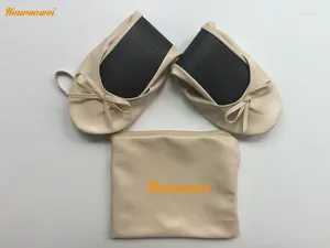 Casual Shoes Printing Foldbar Rollable Ballerina individuell unik design