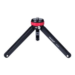 Tripods Manbily MT01 Tabletop Tripod for Smartphone DSLR Camera CNC Aluminum Phone Clip Mount Ball Head Portable Mini Table Tripod