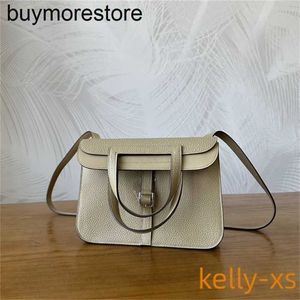 Luxury Women Crossbody Bag 7a Halzans äkta läder handgjorda kohud SXHR9