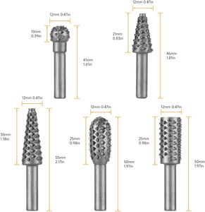 Ahşap İşleme Twist Matkap Bitler, Ahşap Oyma Dosyası 6.3mm (1/4 