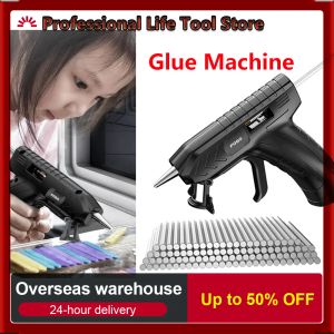 Gun Cordless Hot Melt Glue Gun Hine with Gluestick Usb Rechargeable Heat Temperature Tool Craft Diy Repairing Stick Tool Kits