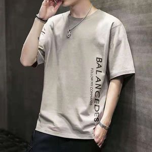 メンズTシャツホットTシャツ2020新しいトレンドカジュアルプリント半袖夏の新しいベースシャツ服Tシャツメンズトレンド