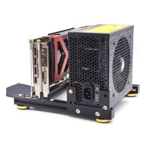 Chłodzenie DIY laptopa zewnętrzna karta graficzna do PCIE 1x16 Zestaw karty pionowej karta pionowa karta GPU zasilaczowy wspornik zasilający