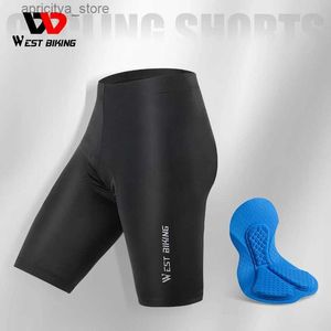 Shorts ciclistici West Biking Men Women Shorts Summer Cycling Raffreddamento Breath Bicyc Pants MTB Road Shock Sponge Pad Bike Shorts L48