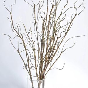 Flores decorativas 1x simulação artificial de árvore seca simulação Deadwood Wood Fake Vine Plant Home El Living Room Decor