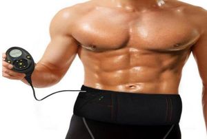 Laddningsbar muskelstimulator smal massagebälte 150 intensitetsnivåer abs Abdominal muskel toner bantning flex bälte1160404