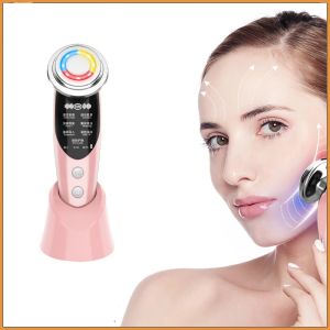 Shadow Mijia Youpin 7in1 Face Massager RF EMS Mezoterapia elektroporacja Podnoszenie urządzenia piękności LED Rejuvenation Remover Warck