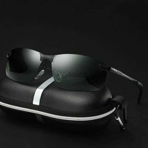 サングラス極地に乗ったサングラスを運転する男性のための新しいクラシックサングラス屋外ドライビングファッショントレンドミラーフレームレスメガネ3043 24412
