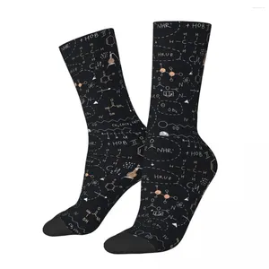 Herrensocken Erstaunliche Chemie Retro Harajuku Mathematik Streetstyle Neuheit Seamless Crew Sock