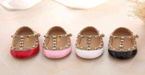 Cctwins Kids Spring Girls Brand for Baby Shoes Stud Single Shoes Childrenヌードサンダル幼児プリンセスフラットパーティーダンスシューズX0706215818