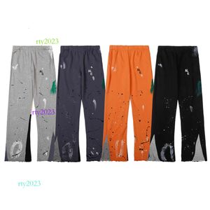 GalleryDeptDesigner Sortpants Gd pintada Flare SweatPant Moda Moda Esporte Panteira Pant Rua Jogadores Sorra calça Sorra Sweatpantes Hip Hop GalleryDept