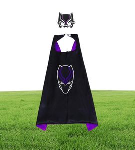 Theme Costume 70X70Cm Double Sided Satin Cartoon Cosplay Costumes Whole 30 Figures Superhero Capes Masks Set Kids Halloween Ch6366791