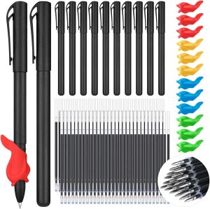 Pens 84 pezzi Magic Pract Pen set Auto Scarbing INK Magic Ballpoint Penna usata per libri di copia riutilizzabili per bambini Caligraphy Book