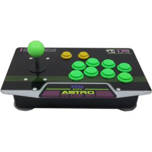 Joysticks RACJ500S 10 Buttons Arcade Joystick USB Wired Acrylic Artwork Panel For PC SEGA Astro City Mini