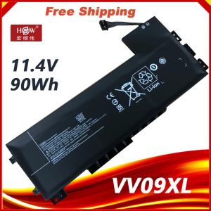 Батареи VV09XL Battery для HP ZBook 15 G3 G4 Series HSTNNDB7D HSTNNC87C 8083982C2 8083982C1 808452005 11.4V 90WH