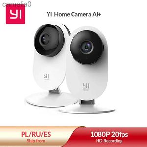 IP -камеры Yi 2/4pack Smart Home Camera 1080p Full HD Indoor Monitor Monitor Pet Artificial Intelligence IP -камера камера безопасности беспроводной связи DetectionC240412