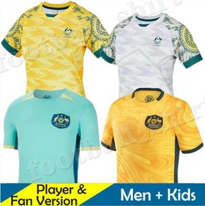 2024 Avustralya Kadın Milli Takımı Futbol Jersey Cooney-Cross Micah Marangoz Raso Av Wheeler Chidac Gorry Vine 23 24 Futbol Erkekler ve Çocuk Gömlek Kitleri Çocuk Yetişkinleri