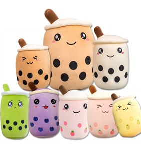 24cm Super Soft Emotion Boba Tea Peals Plush Toys Stuffed Bubble Milk Tea Cup Pillow4656951