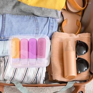 Storage Bottles Space-saving Toiletry Container For Luggage Leak-proof Silicone Travel Bottle Set Toiletries Condiments 90ml Squeeze Tube