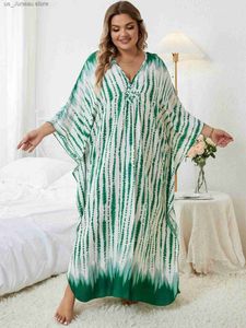 Basic Casual Kleider elegant Plus Size 2024 Sommer Womens Kleidung gestreikte gedruckte Kaftans Kleid Casual Urlaub Outfit Afrikanische Maxikleider Q1523 T240412