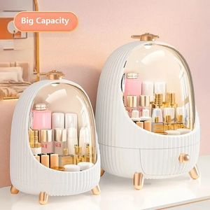 Cosmetic Storage Box Make -up Pinsel Bucket Lippenstift Acrylhautpflegeprodukte Schminktisch -Regal -Schubladen -Anzeigeschrank 240329