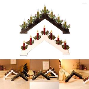 Party Decoration Christmas Candle Holder Festival Holiday Table LED Window Decorations Battery And USB Powered Power Supply