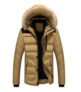 Designer Neue Stilwinterjacken Men039s Schichten Männer Parkas Casual Dick Outwear Kapuze -Fleece -Jacken warme Mund -Mens Cloth8292104