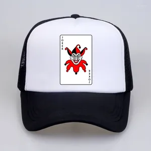 Ball Caps Joker Sıradan Erkekler Şapka Vintage Film Komik Hip Hop Beyzbol Poker Karikatür Unisex Baskılı Mektup Snapback Hats