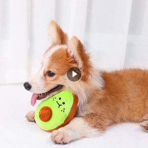 Fruit Pet Cey Sounding Pluszowa zabawka dla psów Puppy Squeaker Squeaky Plush Bone Molar Dog Zabaw