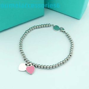 2024 Designer Luxury Brand Jewelry Bracelets Love Titanium Peach Stainless Personalized Heart Shaped Bracelet