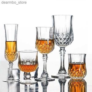 Kieliszki do wina 1PCS Crystal laski czerwony wina domowe filiżanki wody herbatę Zdegrodzone wino whisky kubki whisky kubek sok kubek piwo Mu l49