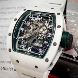 Мужские швейцарские роскошные часы Richardmills Mechanical Watch Chronograph Mens Automatic Mechanical Le Mans Limited Edition 100 Mens Wrist отбеливающая керамика RM03 BRY3