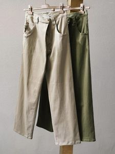 Kadınlar kot pantolon b/c Sonbahar ve kış yüksek quaity saf pamuk düz gevşek stil parlak boncuklu pantolon kadın