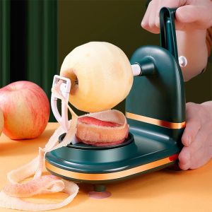 Kvarnar Handgranskad manuell fruktskalare Multifunktionella äpplen Peeler Slicer Kitchen Peeler Slicer Tool With Reserve Blades