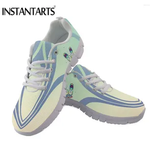 Casual Shoes InstantArts Women's Sneakers Outdoor For Ladies Girls Cartoon Espadrille Printing Non-Slip Running Footwear Selling