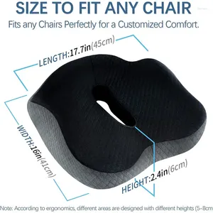 Cuscino in memory foam sedia per ufficio seggiolino auto supporto in vita solido lombare ortopedico glute